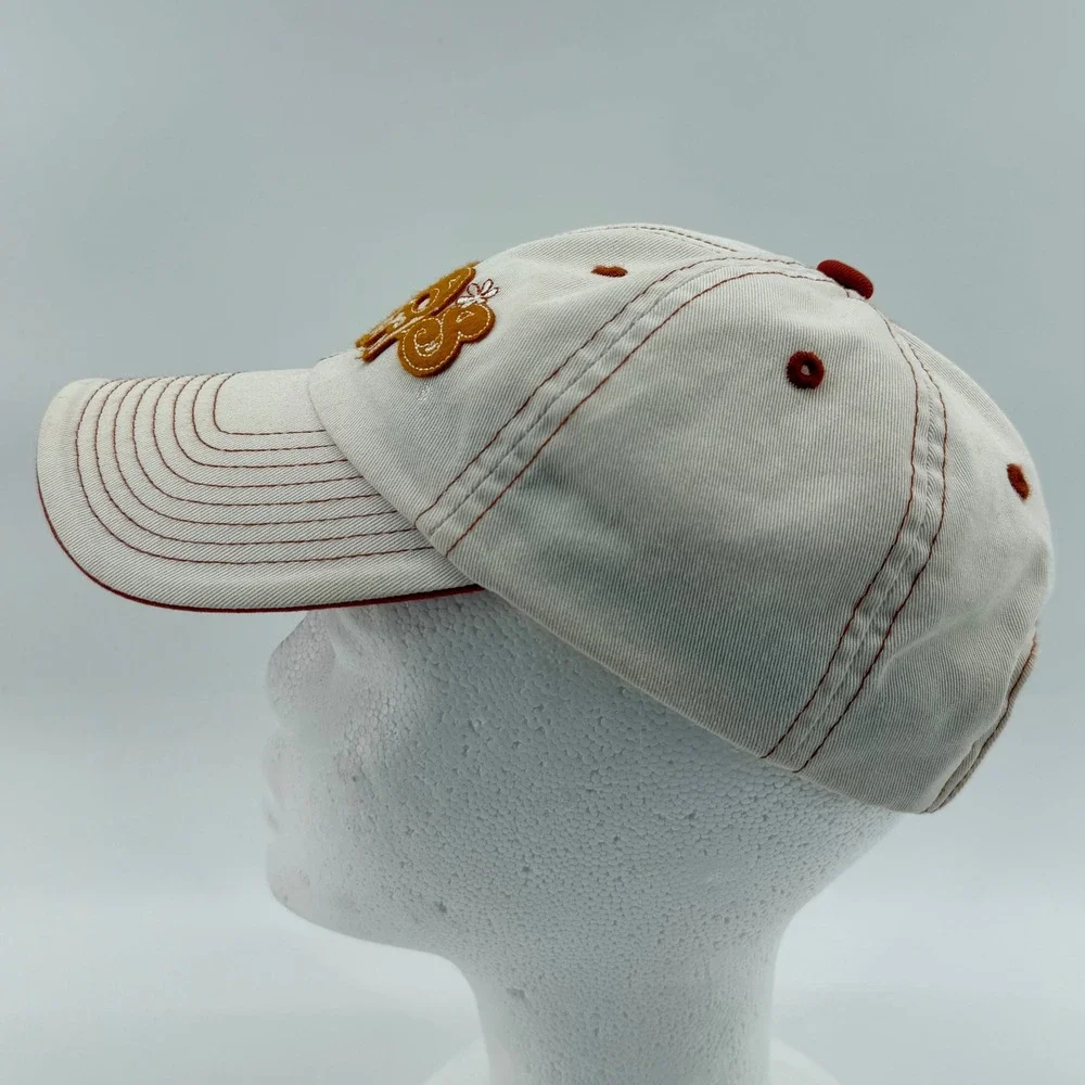 Top of the World Hat Women OSFA Cream Texas Girl‎ Longhorn Floral Baseball Cap